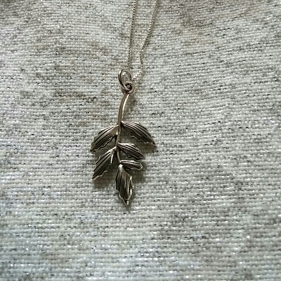 Leaf & Branch Necklace - Picture 4 of 5